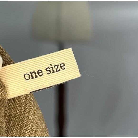 MOODSTORIES OS S M L Brown Tan Long Puff Balloon Sleeve Dress Fall - Picture 4 of 9